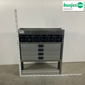 Aluca bedrijfswageninrichting 1010x320x1150mm (2957)