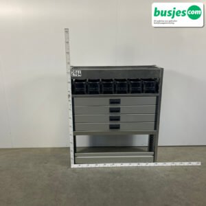 Aluca bedrijfswageninrichting 1010x320x1145mm (2964)