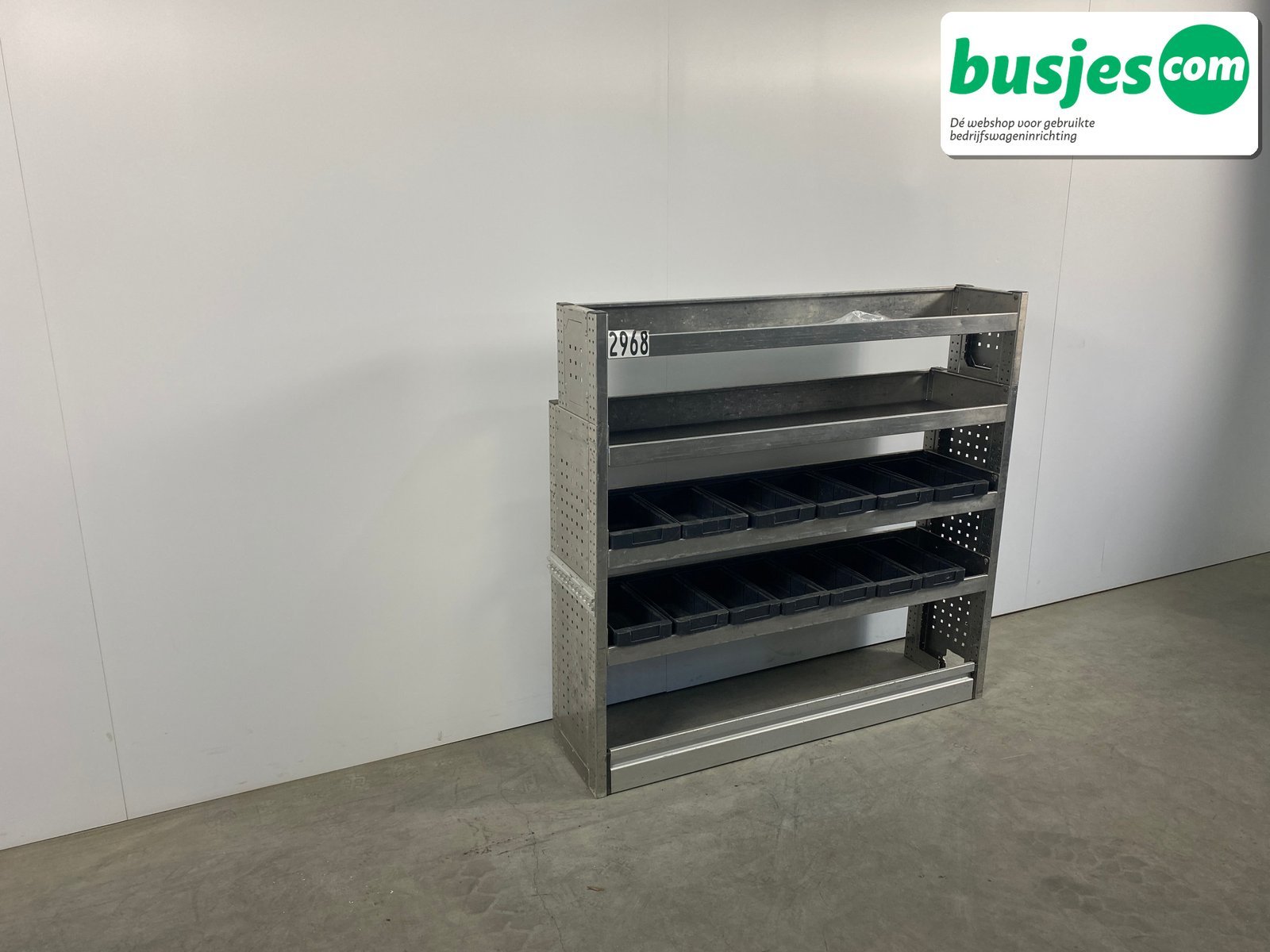Aluca bedrijfswageninrichting 1255x320x1200mm (2968) - Afbeelding 4