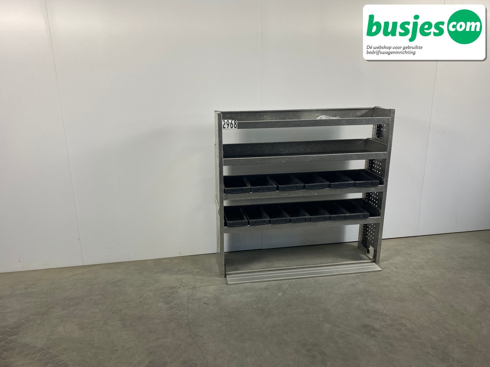 Aluca bedrijfswageninrichting 1255x320x1200mm (2968) - Afbeelding 5