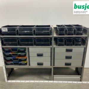 Aluca bedrijfswageninrichting 1625x420x1175mm (2982)