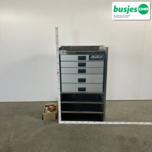 Aluca bedrijfswageninrichting 765x520x1250mm (2989)