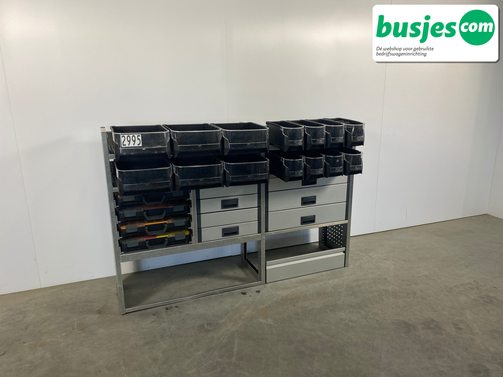 Aluca bedrijfswageninrichting 1745x420x1180mm (2995) - Afbeelding 3
