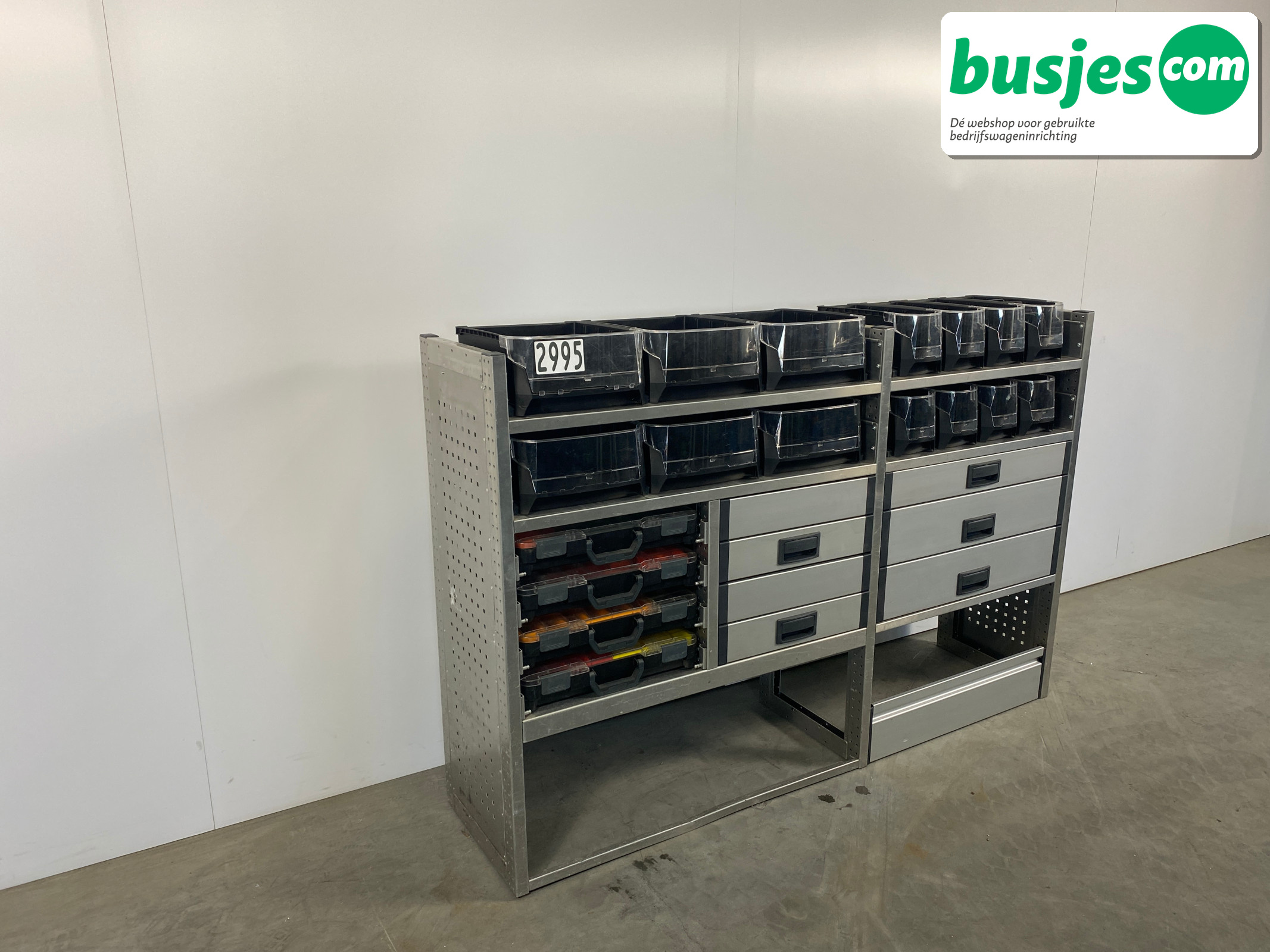 Aluca bedrijfswageninrichting 1745x420x1180mm (2995) - Afbeelding 9