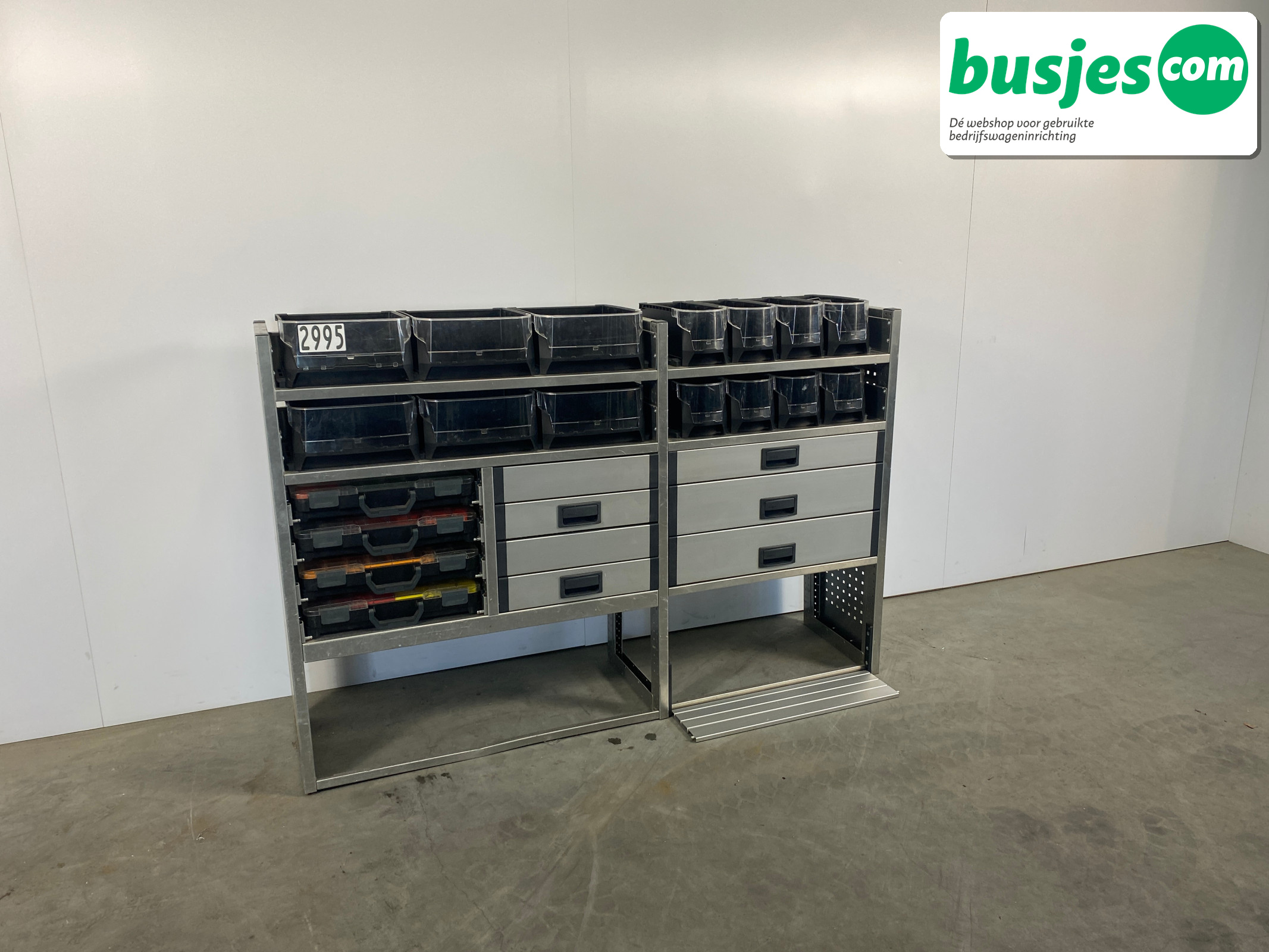Aluca bedrijfswageninrichting 1745x420x1180mm (2995) - Afbeelding 8