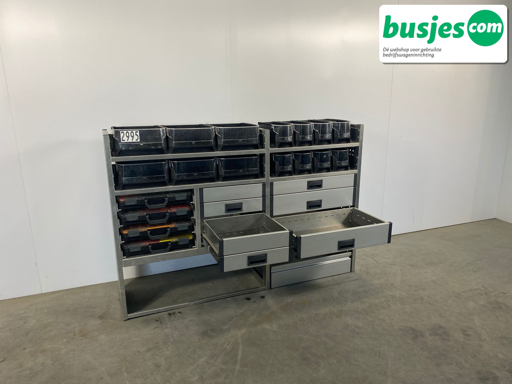 Aluca bedrijfswageninrichting 1745x420x1180mm (2995) - Afbeelding 7