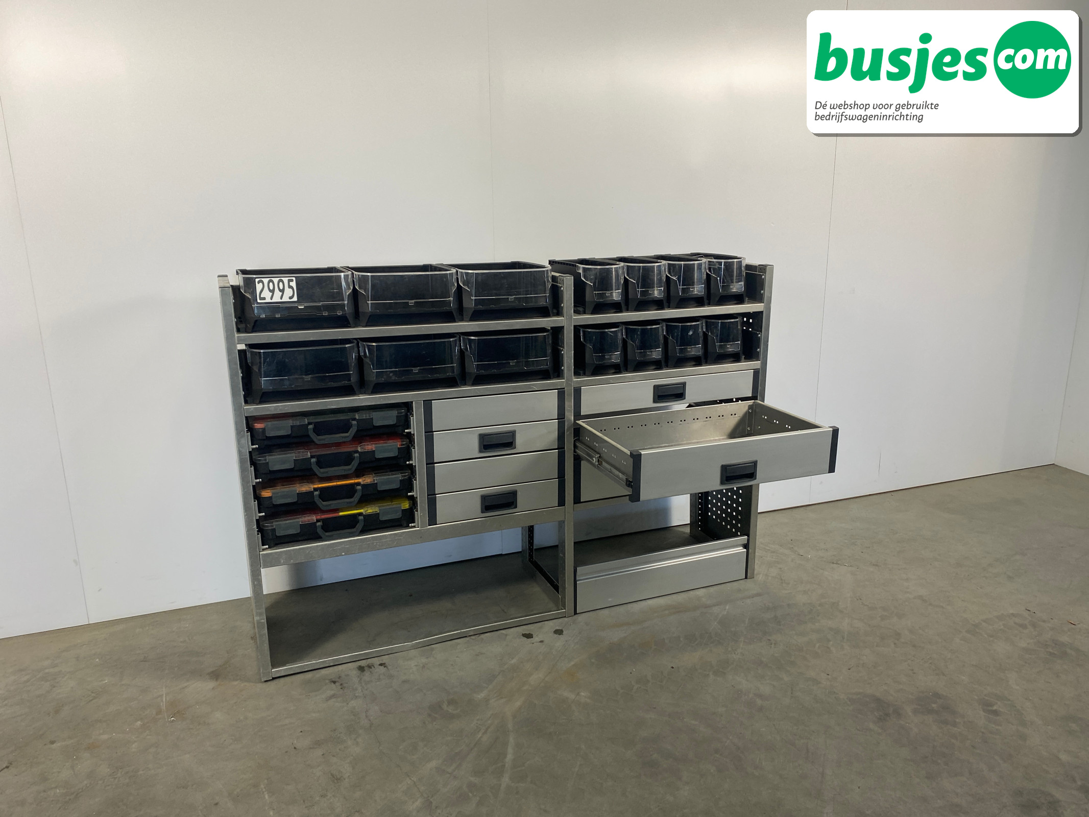 Aluca bedrijfswageninrichting 1745x420x1180mm (2995) - Afbeelding 6