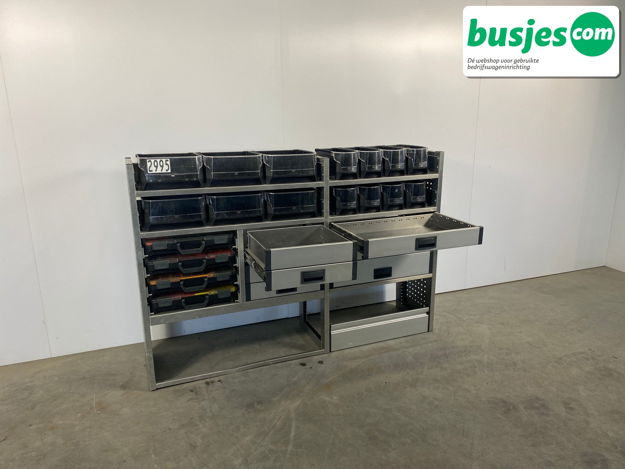 Aluca bedrijfswageninrichting 1745x420x1180mm (2995) - Afbeelding 5