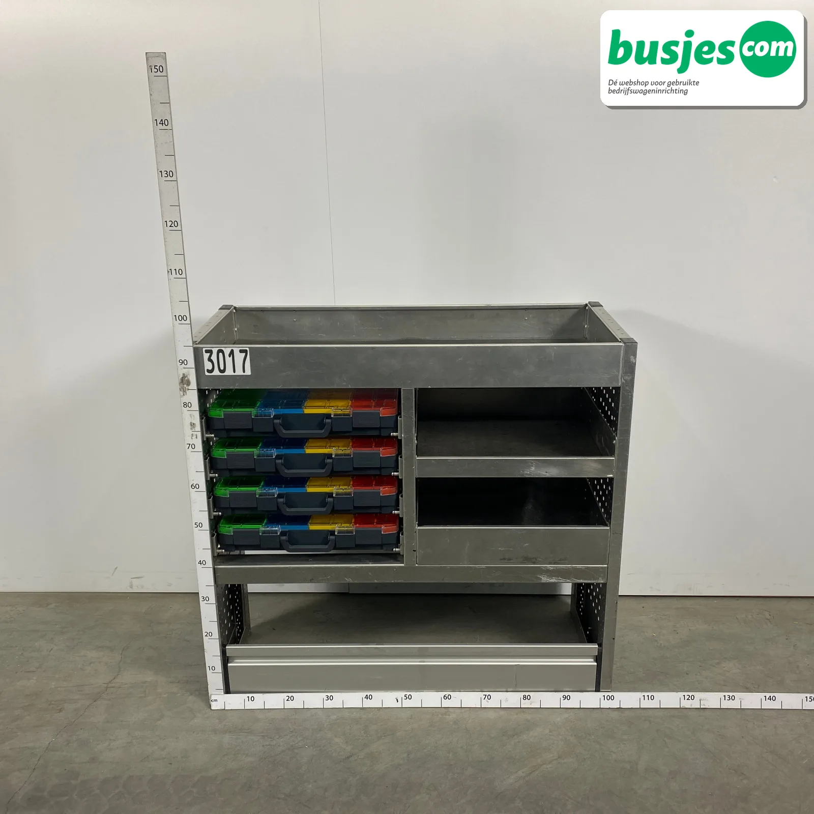 Aluca bedrijfswageninrichting 1010x425x955mm (3017)