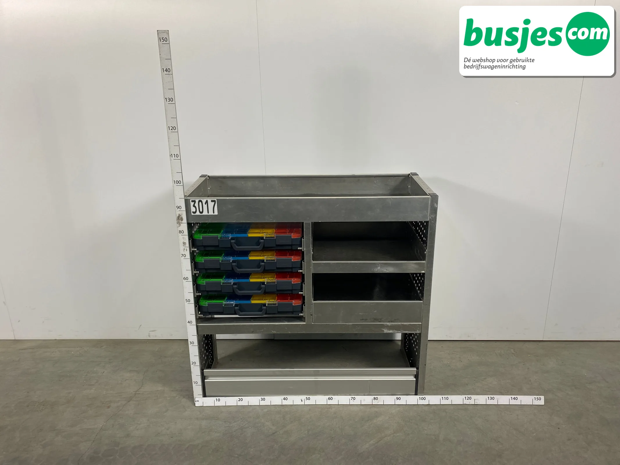 Aluca bedrijfswageninrichting 1010x425x955mm (3017) - Afbeelding 2