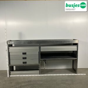 Aluca bedrijfswageninrichting 2270x420x1150mm (3025)