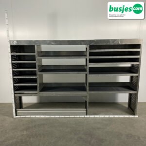 Aluca bedrijfswageninrichting 2480x420x1545mm (3040)