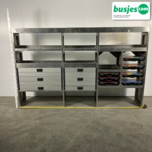 Aluca bedrijfswageninrichting 2725x420x1700mm (3044)
