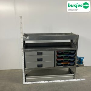 Aluca bedrijfswageninrichting 1250x420x1150mm (3053)