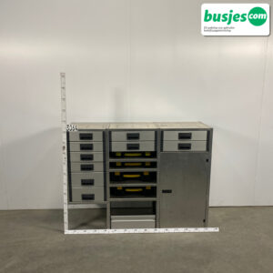 Aluca bedrijfswageninrichting 1400x430x1050mm (3064)