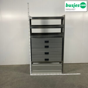 Aluca bedrijfswageninrichting 1010x520x1750mm (3077)