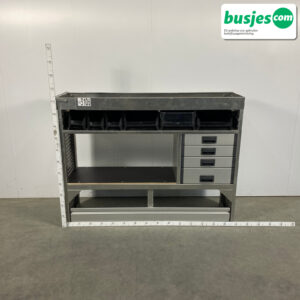 Aluca bedrijfswageninrichting 1560x420x1150mm (3106)