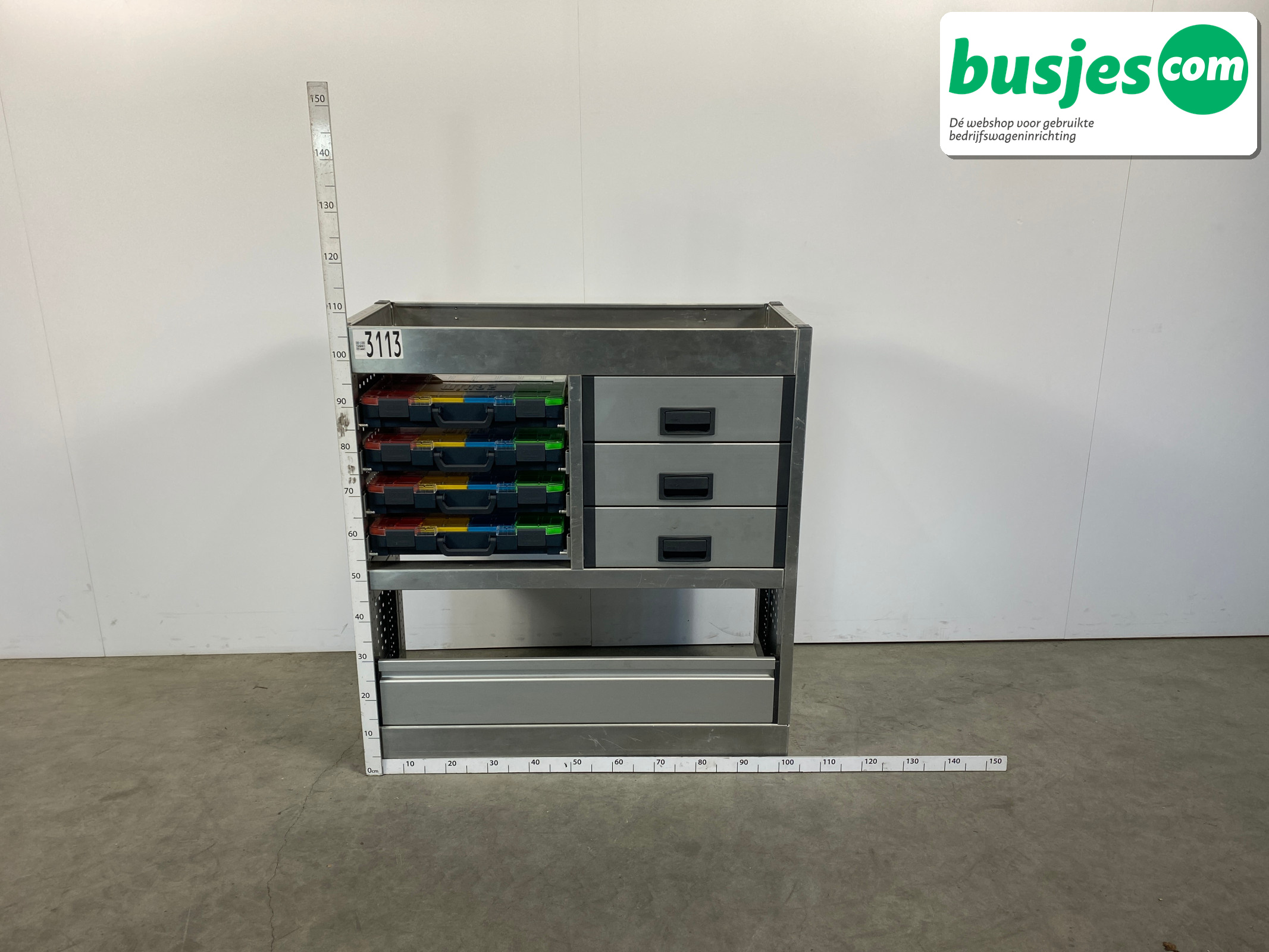 Aluca bedrijfswageninrichting 1010x420x1075mm (3113)