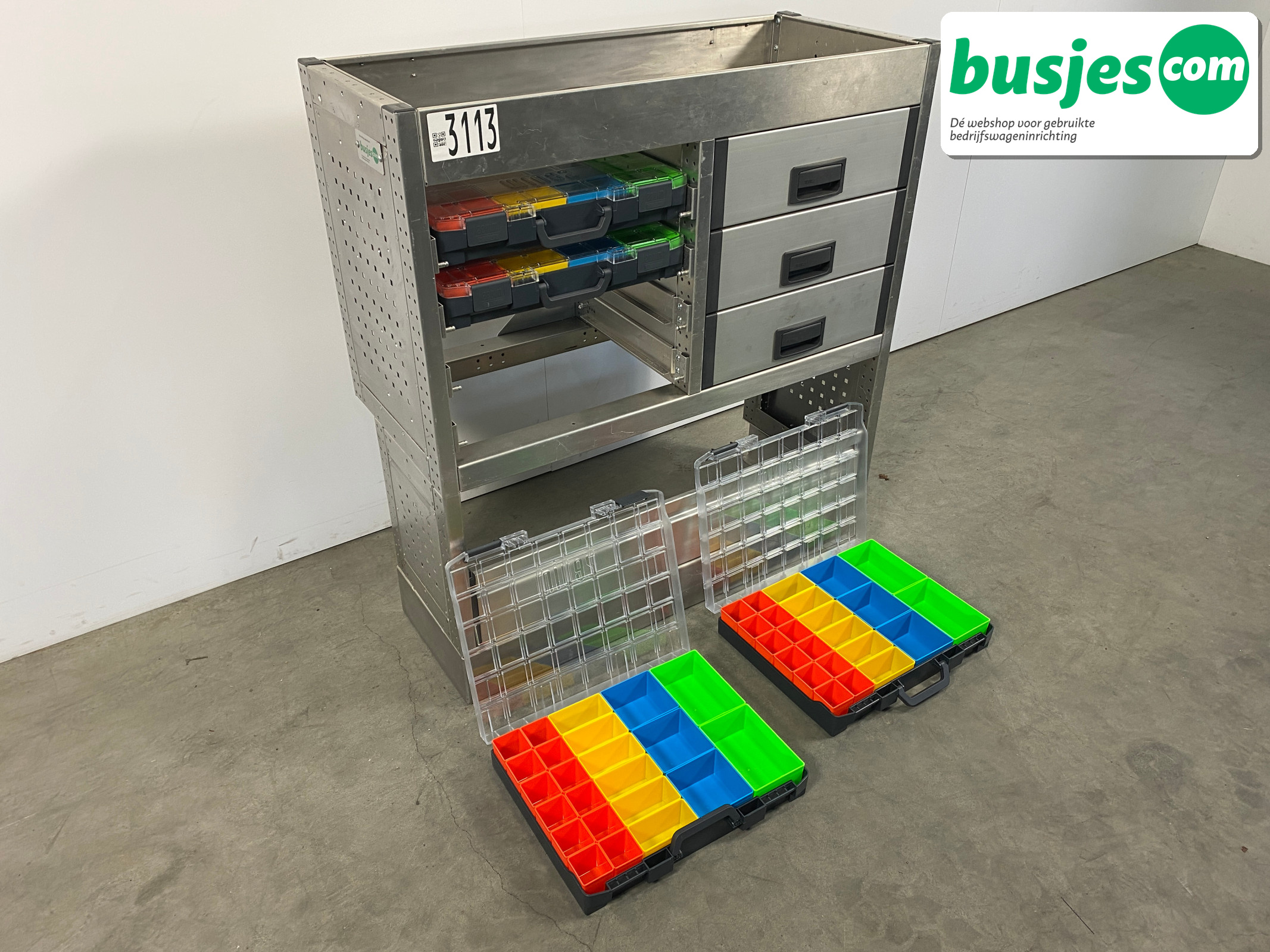 Aluca bedrijfswageninrichting 1010x420x1075mm (3113) - Afbeelding 10