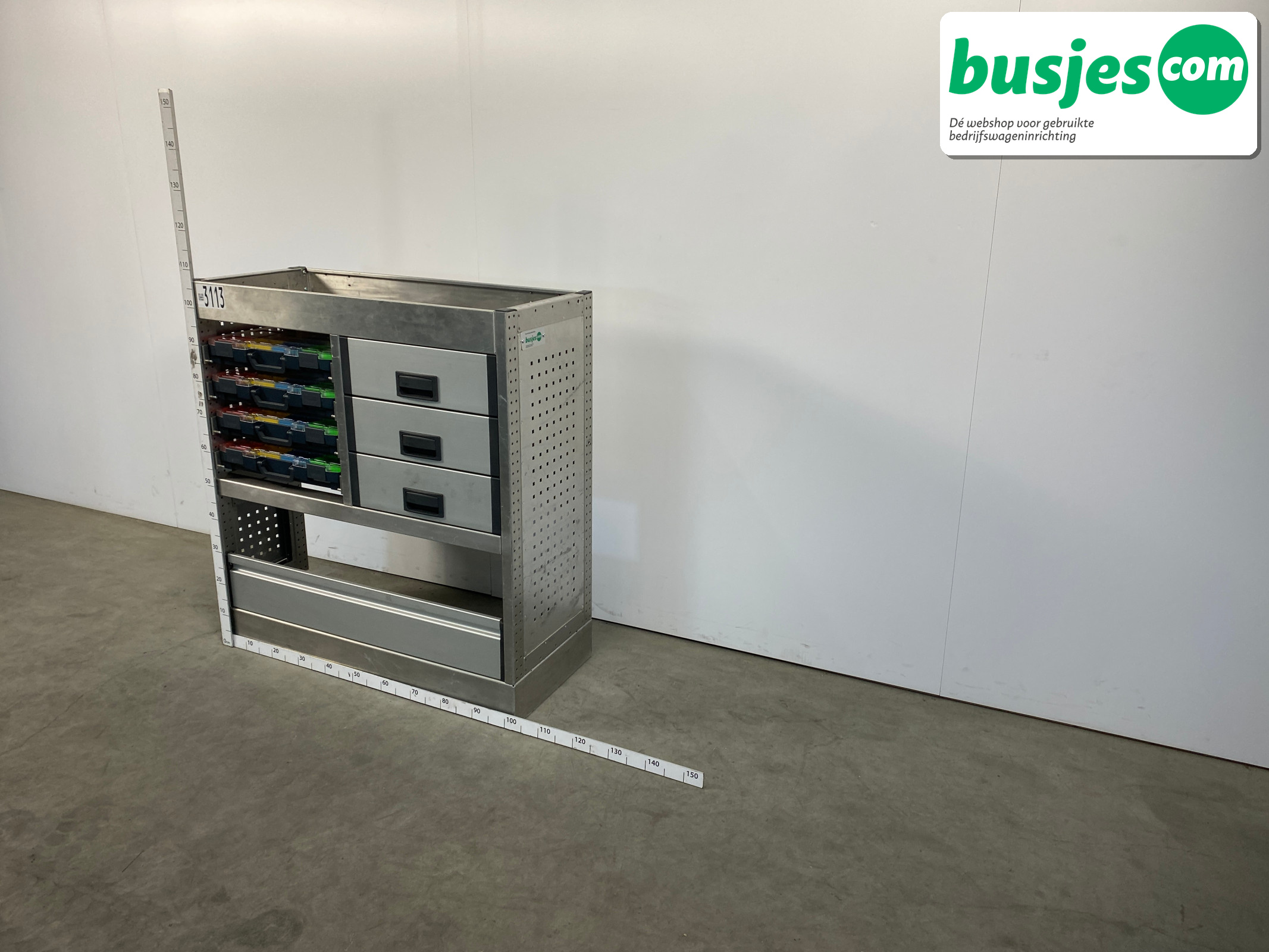 Aluca bedrijfswageninrichting 1010x420x1075mm (3113) - Afbeelding 3
