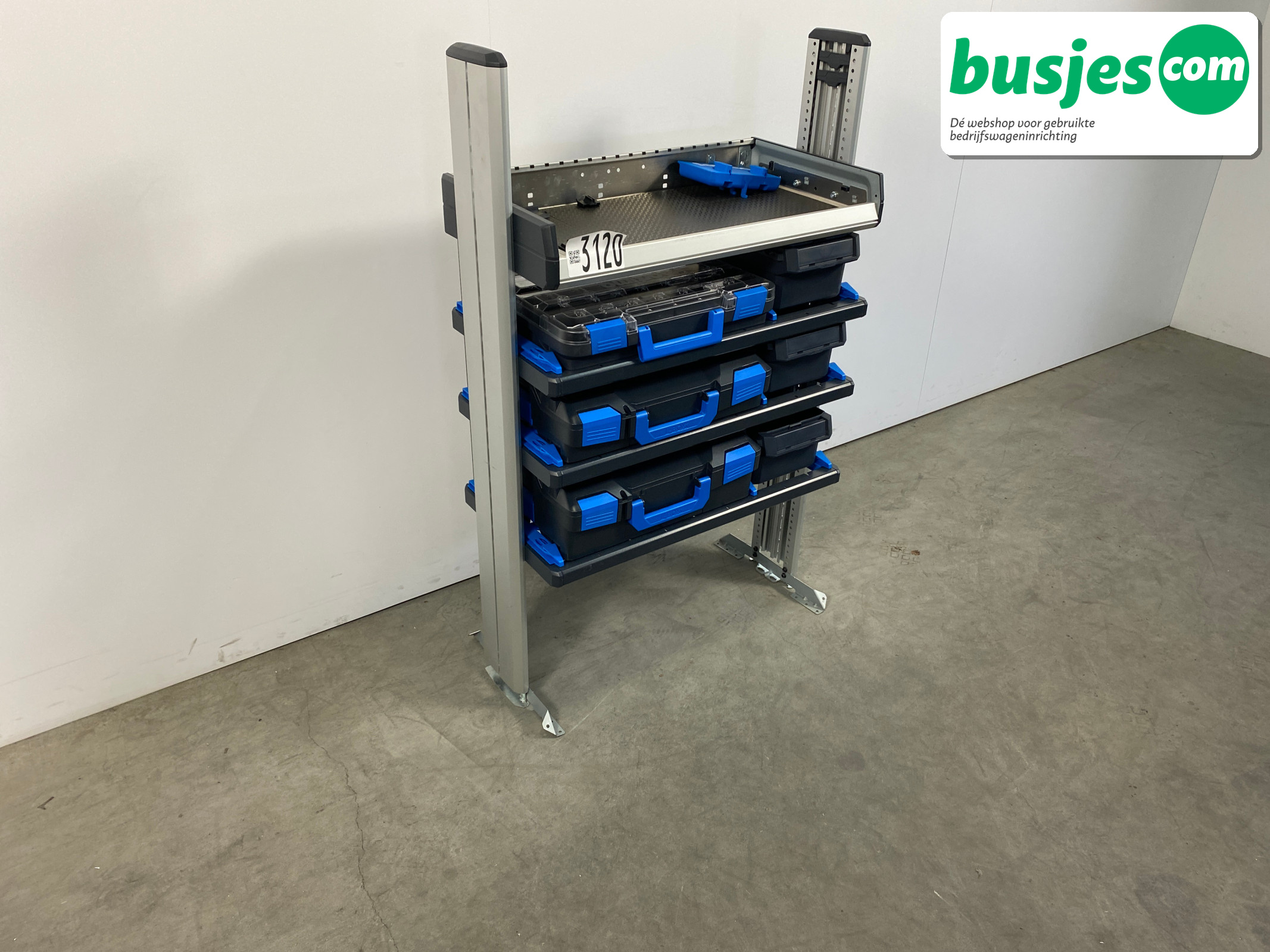 Sortimo SR5 bedrijfswageninrichting 3 kasten + WorkMo 3120 - Afbeelding 11