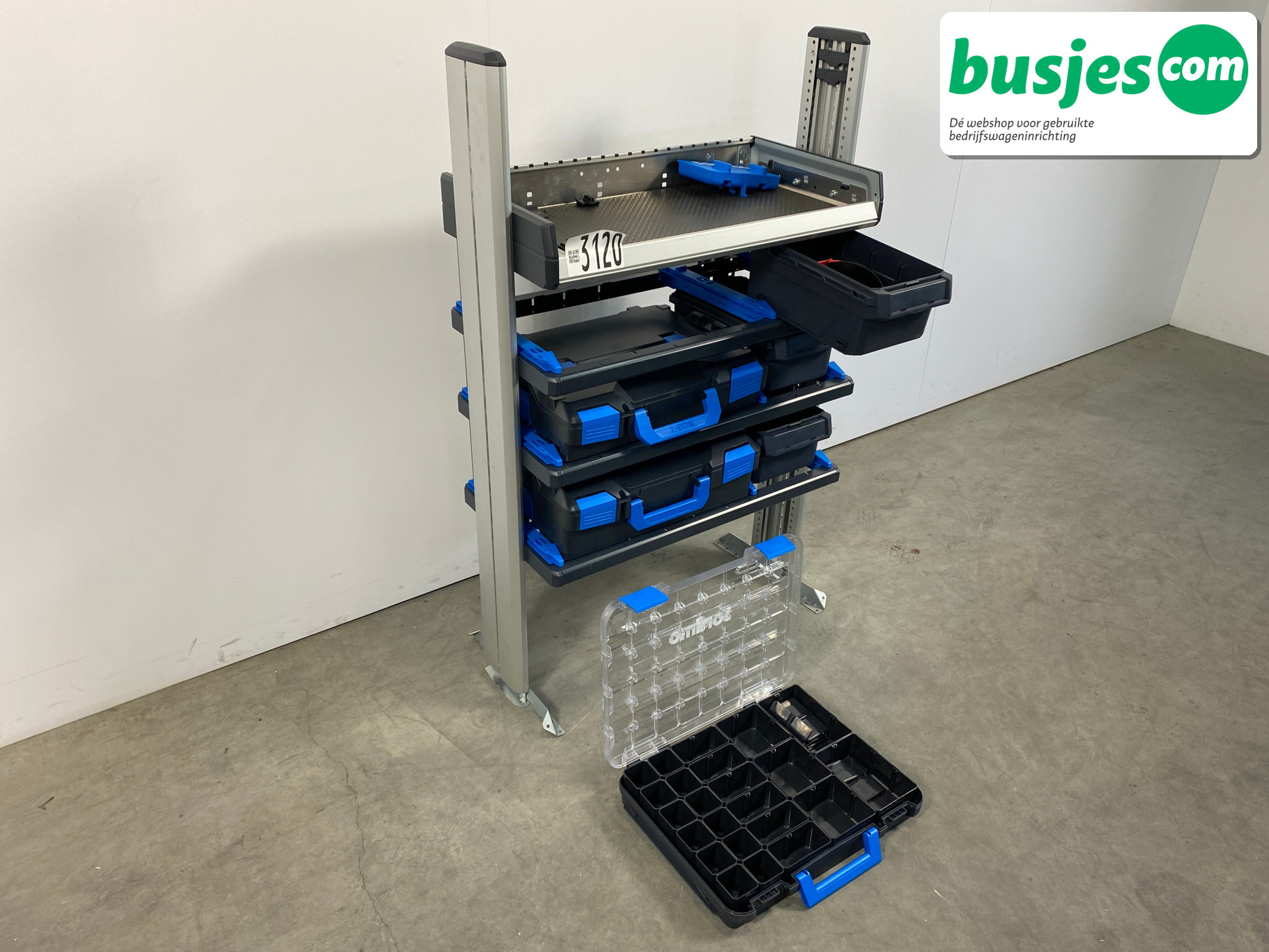 Sortimo SR5 bedrijfswageninrichting 3 kasten + WorkMo 3120 - Afbeelding 14