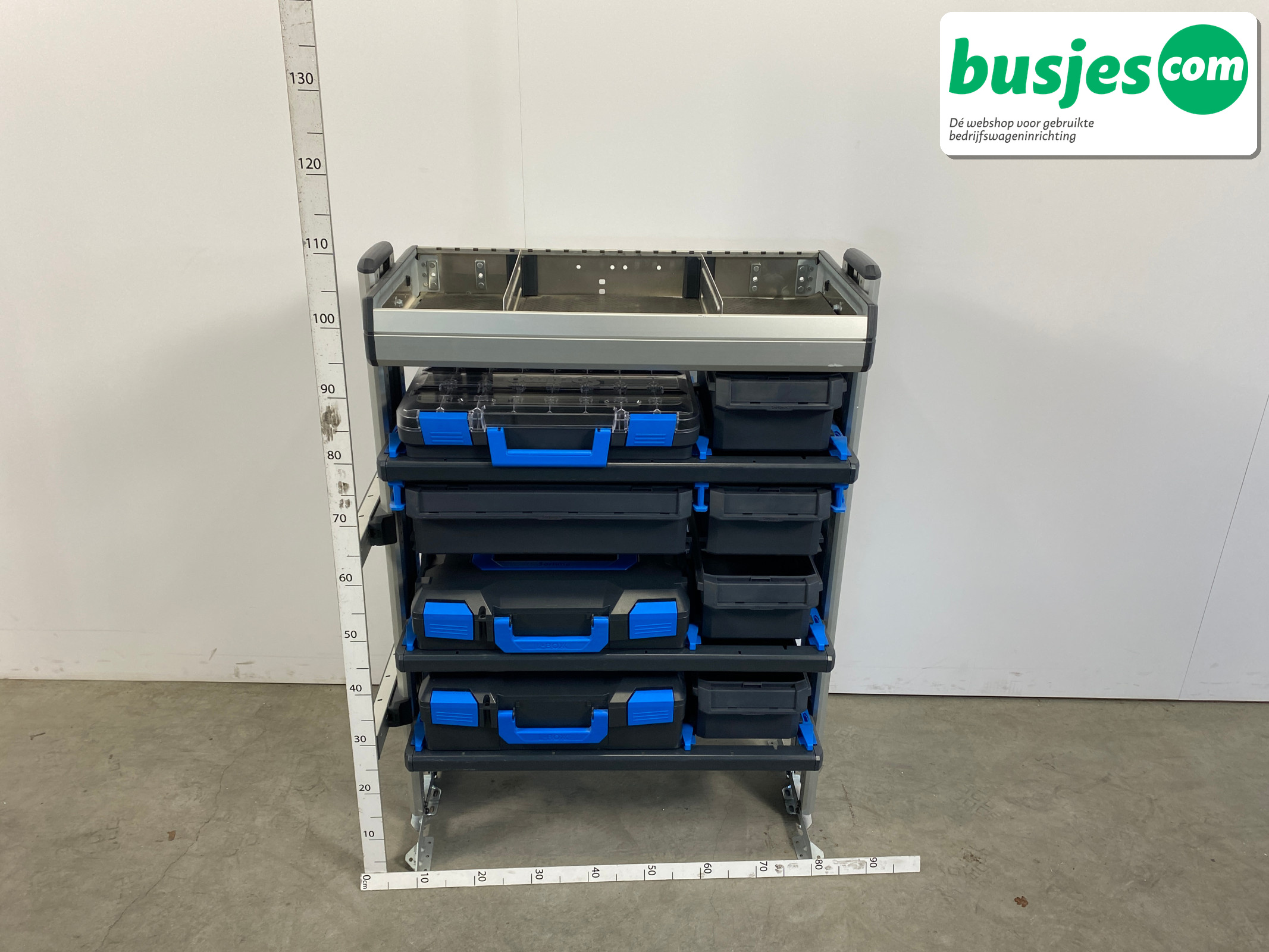 Sortimo SR5 bedrijfswageninrichting 3 kasten + WorkMo 3120 - Afbeelding 27