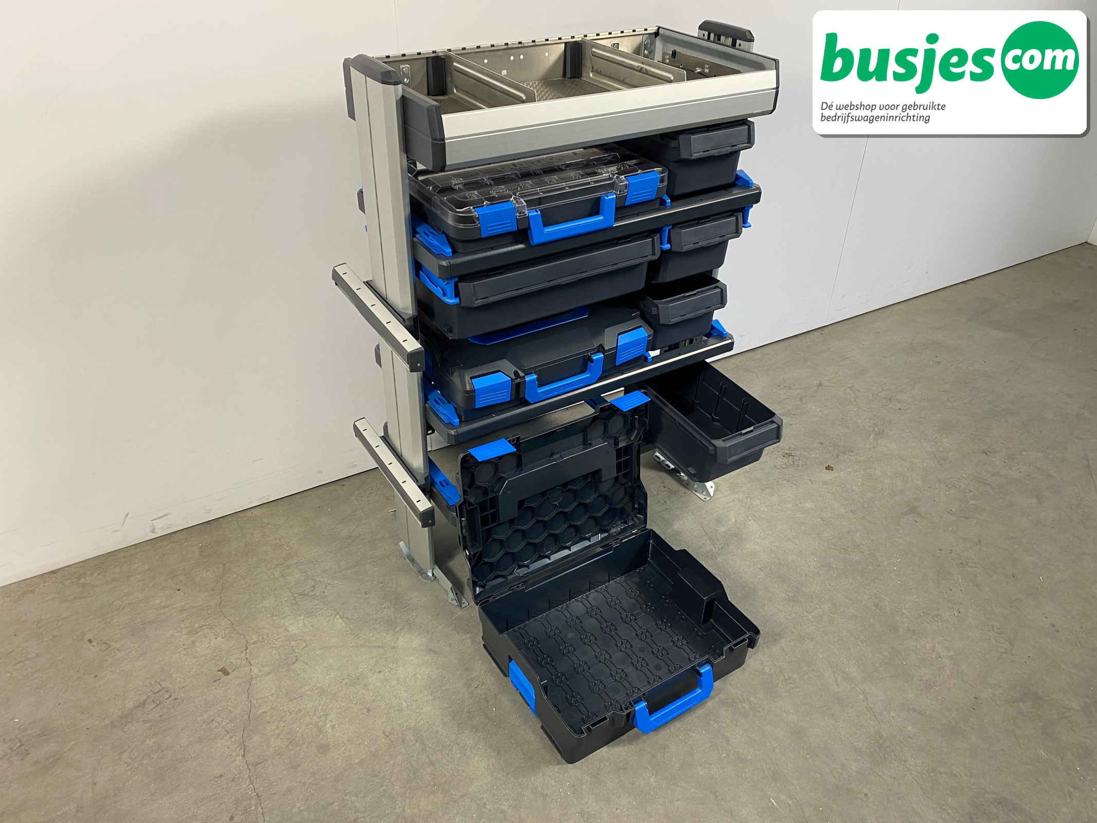 Sortimo SR5 bedrijfswageninrichting 3 kasten + WorkMo 3120 - Afbeelding 31