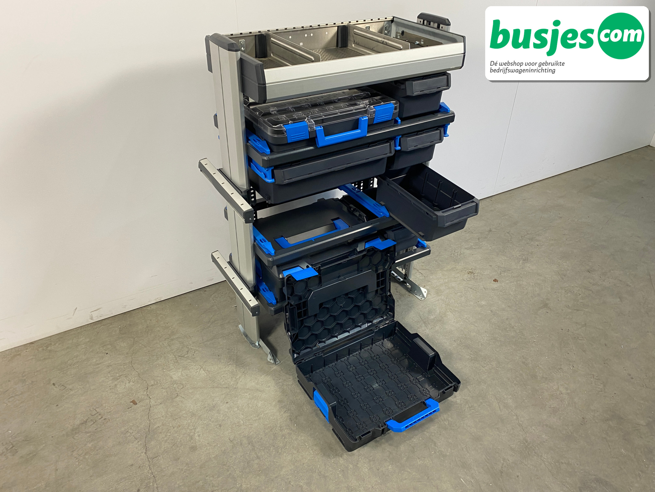 Sortimo SR5 bedrijfswageninrichting 3 kasten + WorkMo 3120 - Afbeelding 32
