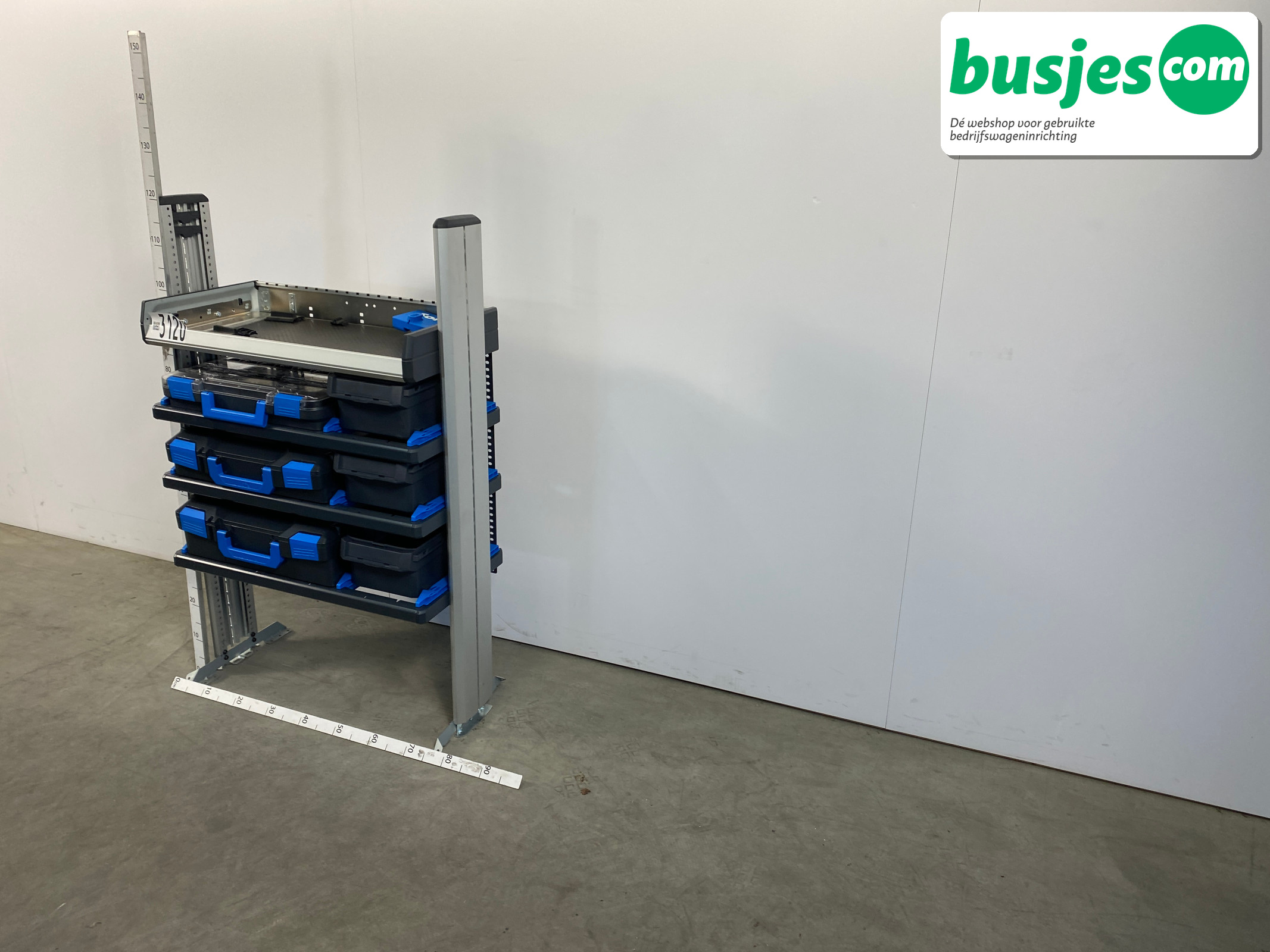 Sortimo SR5 bedrijfswageninrichting 3 kasten + WorkMo 3120 - Afbeelding 10