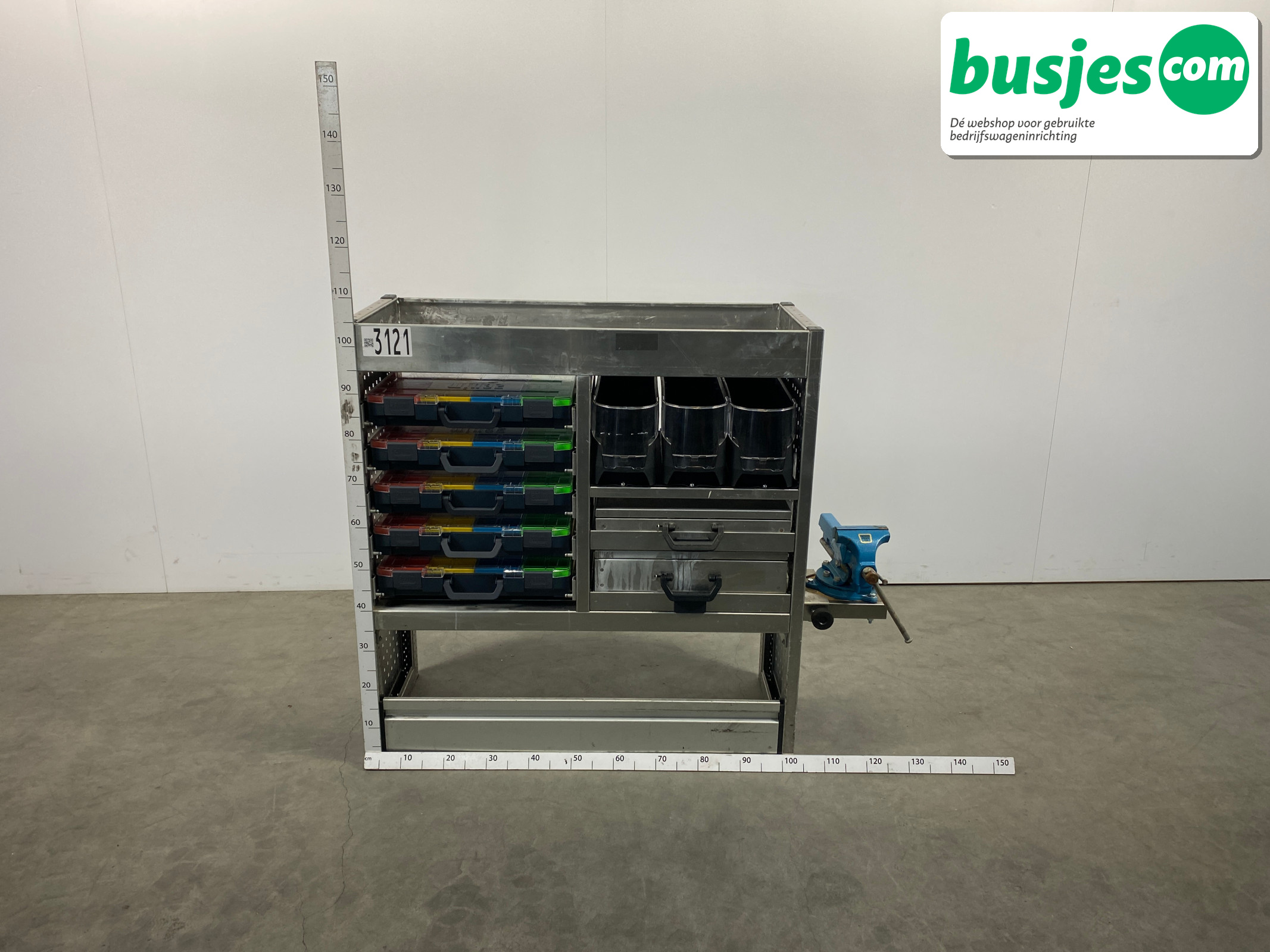 Aluca bedrijfswageninrichting 1010x420x1050mm (3121)
