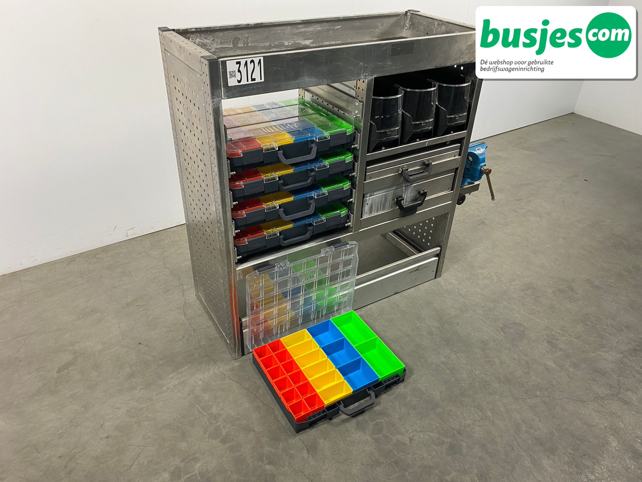 Aluca bedrijfswageninrichting 1010x420x1050mm (3121) - Afbeelding 10