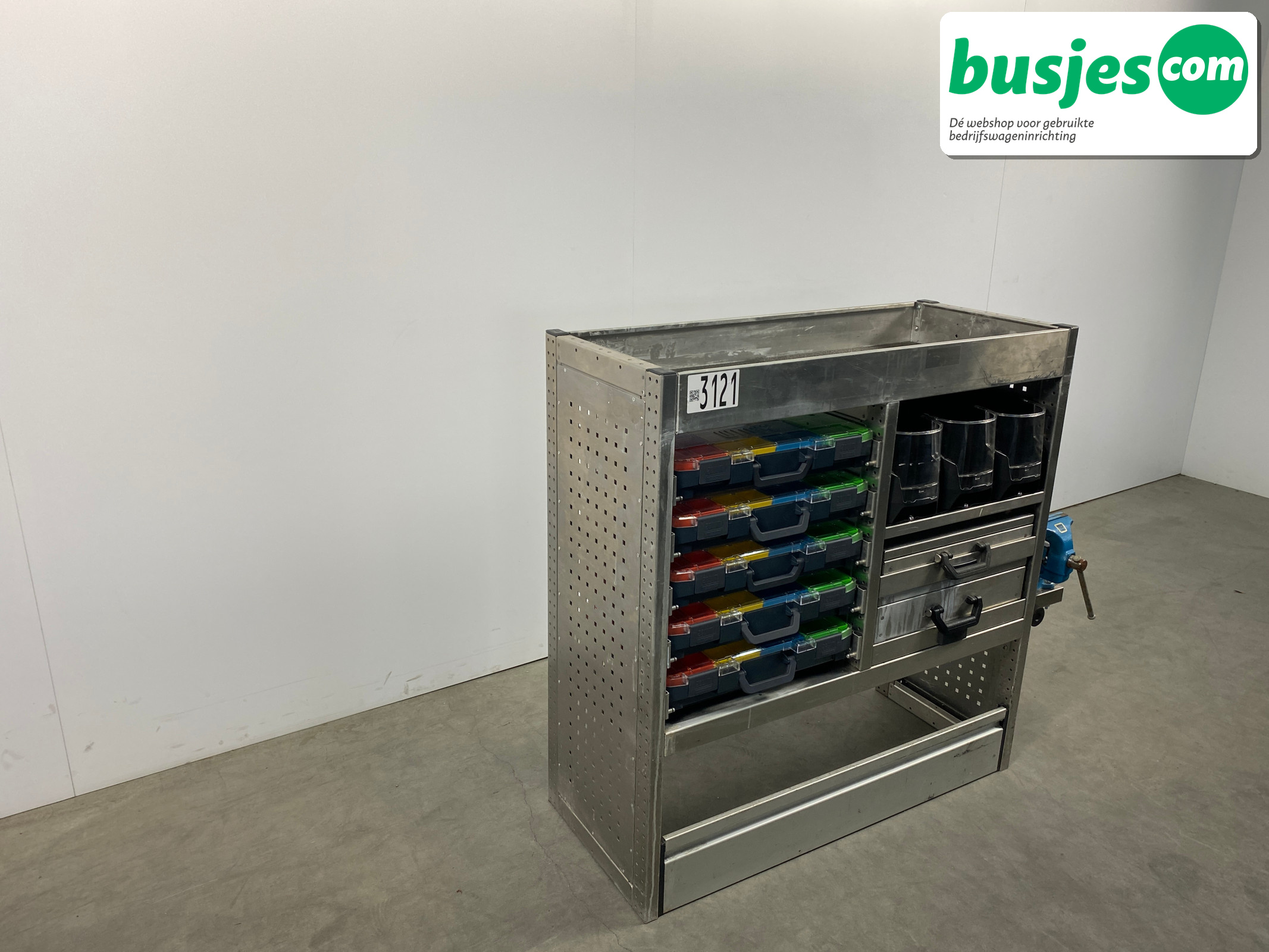 Aluca bedrijfswageninrichting 1010x420x1050mm (3121) - Afbeelding 4