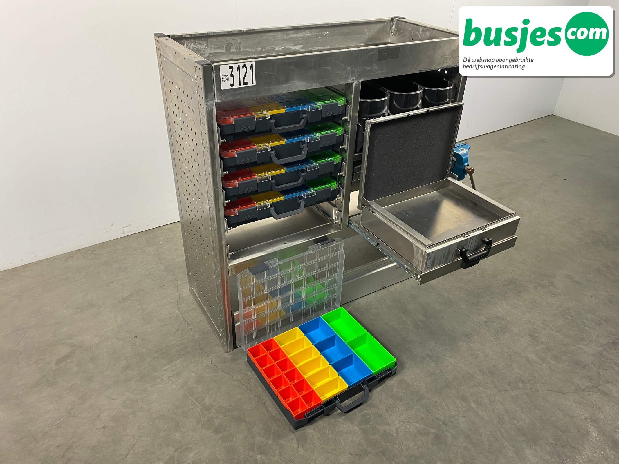 Aluca bedrijfswageninrichting 1010x420x1050mm (3121) - Afbeelding 6