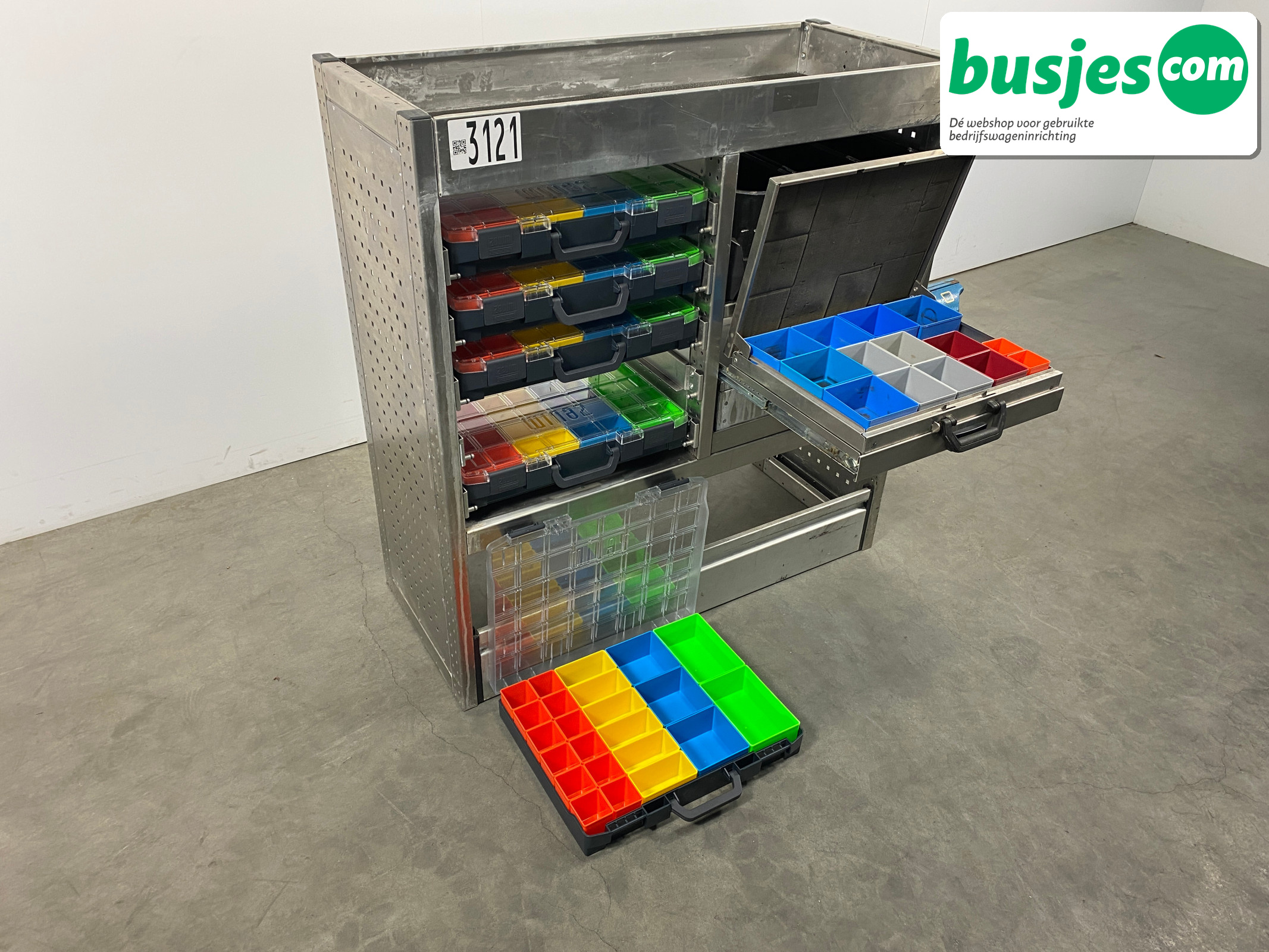 Aluca bedrijfswageninrichting 1010x420x1050mm (3121) - Afbeelding 7