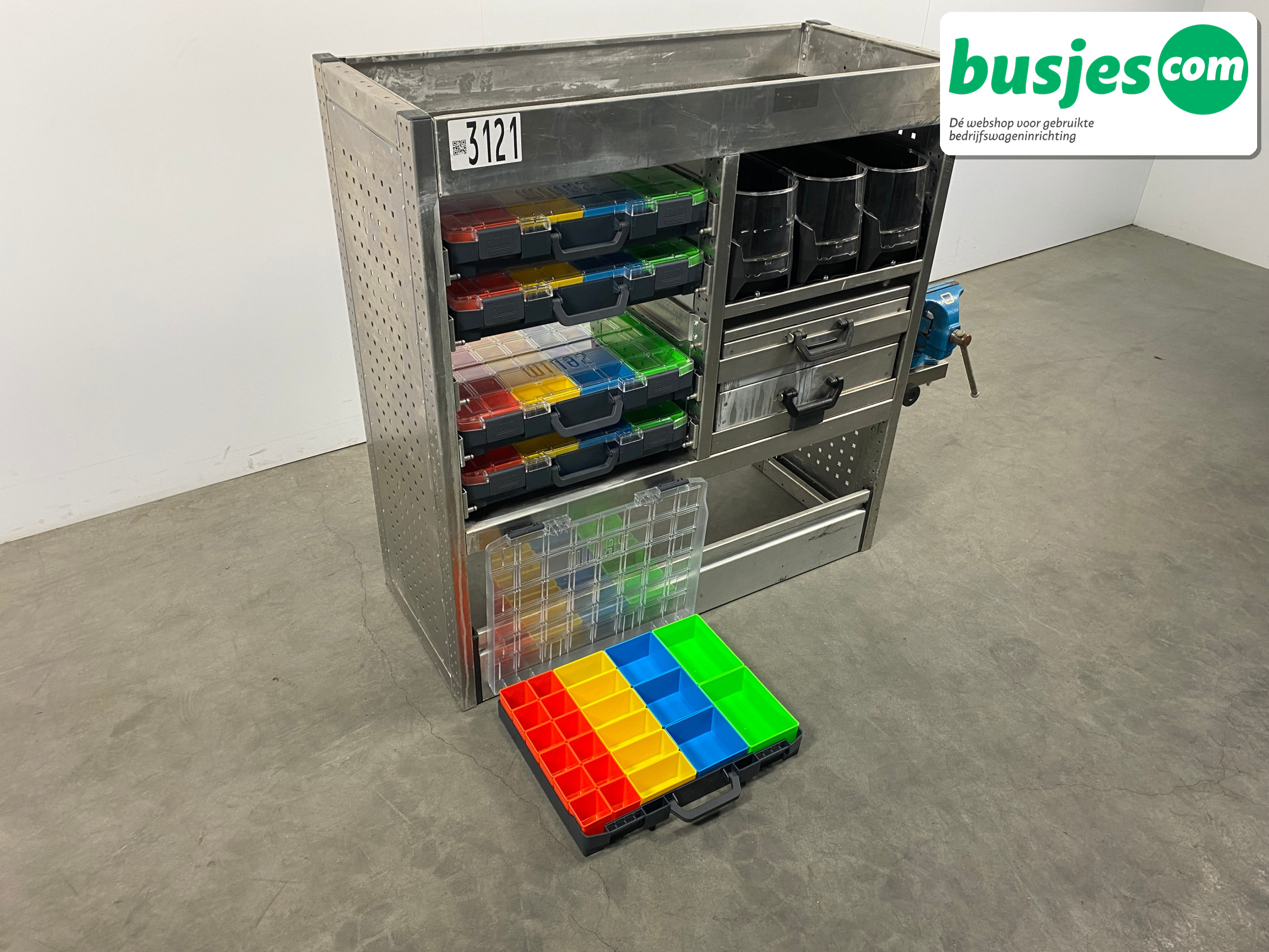Aluca bedrijfswageninrichting 1010x420x1050mm (3121) - Afbeelding 8