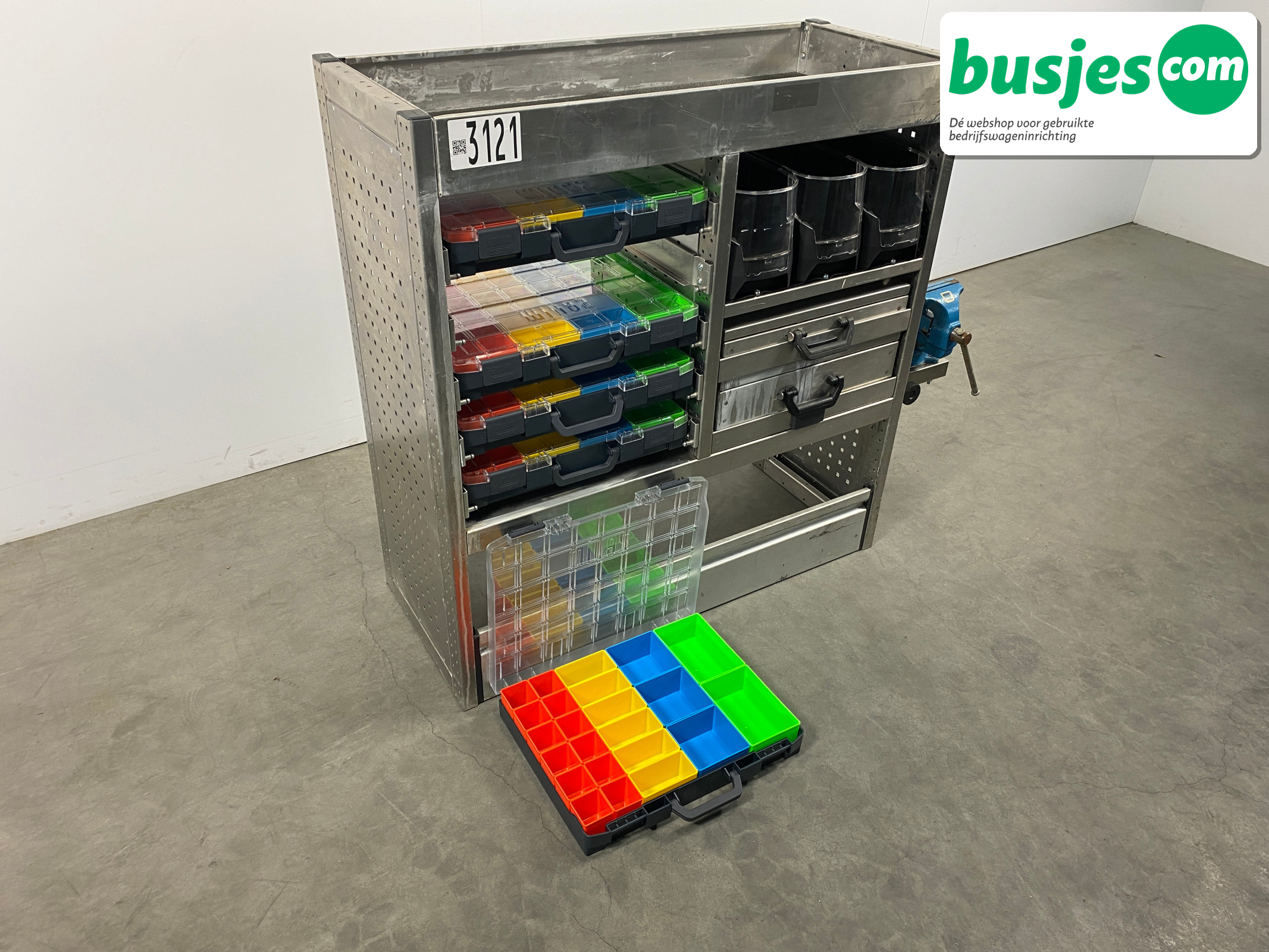 Aluca bedrijfswageninrichting 1010x420x1050mm (3121) - Afbeelding 9