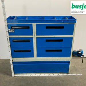 Sortimo alu bedrijfswagen inrichting 1265x355x1270mm (3126)
