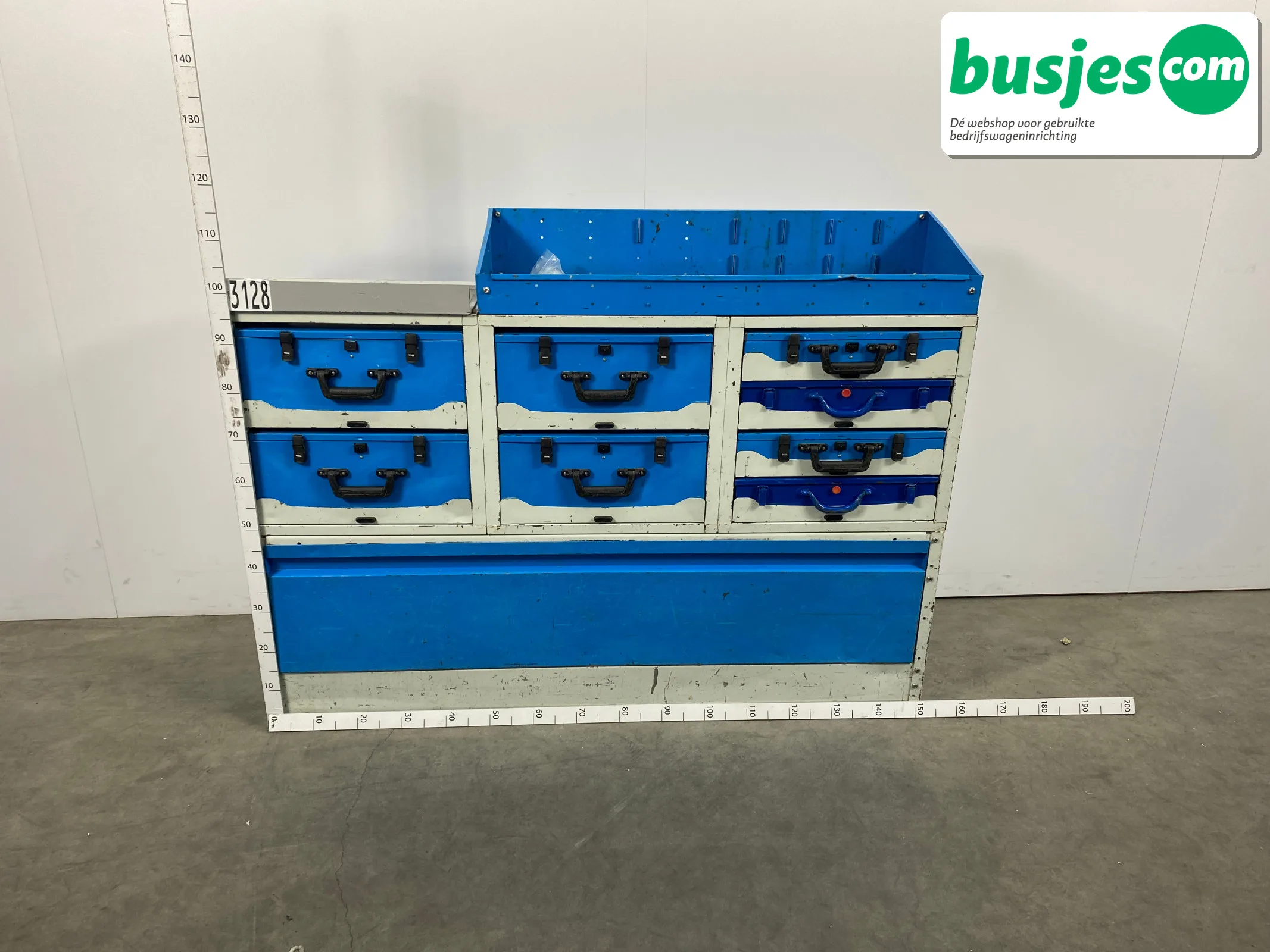 Nova bedrijfswageninrichting 1525x360x1140mm (3128)