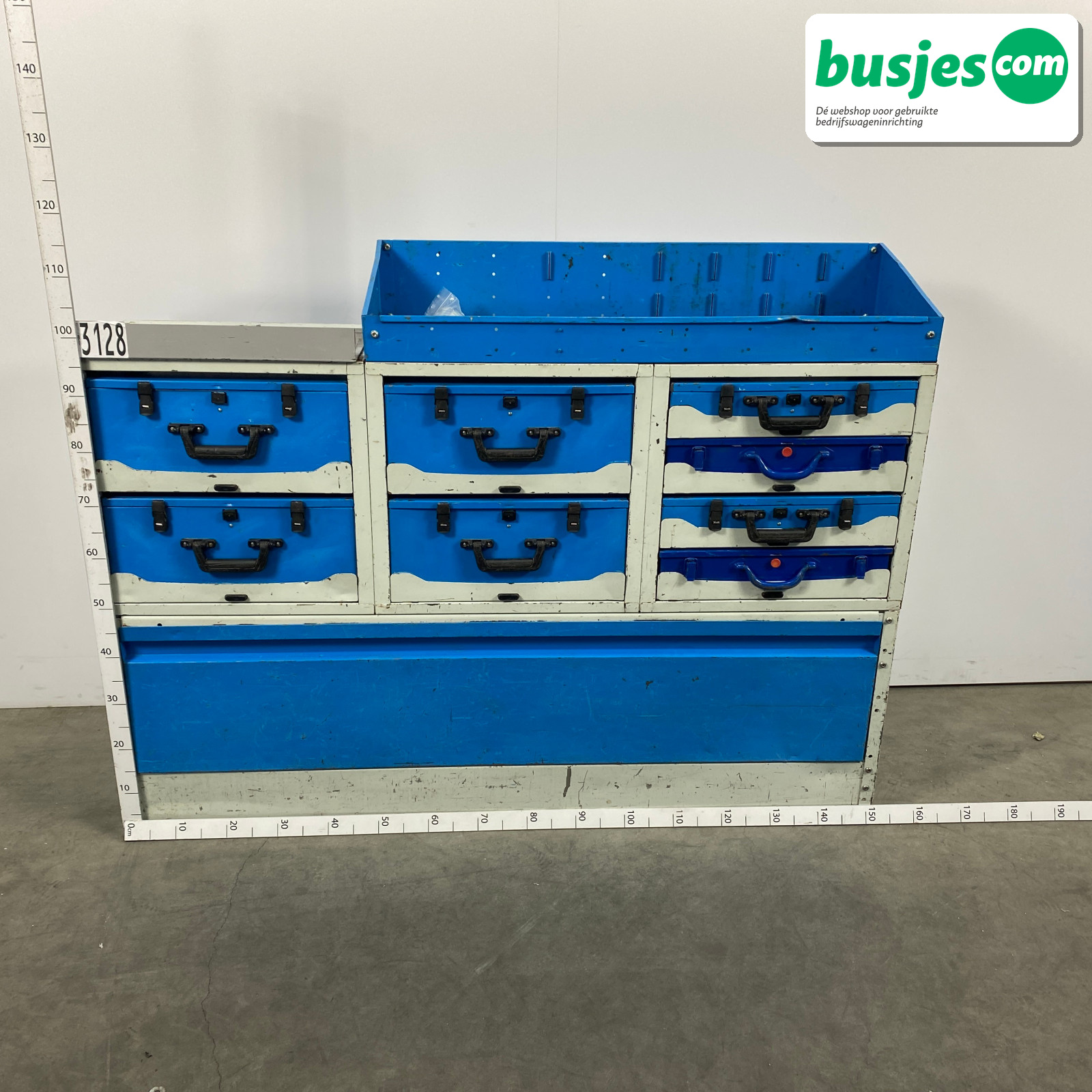 Sortimo alu bedrijfswagen inrichting 1525x360x1140mm (3128) - Afbeelding 2