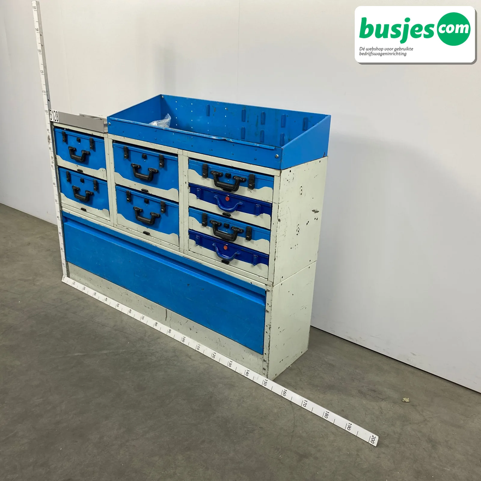 Nova bedrijfswageninrichting 1525x360x1140mm (3128) - Afbeelding 3