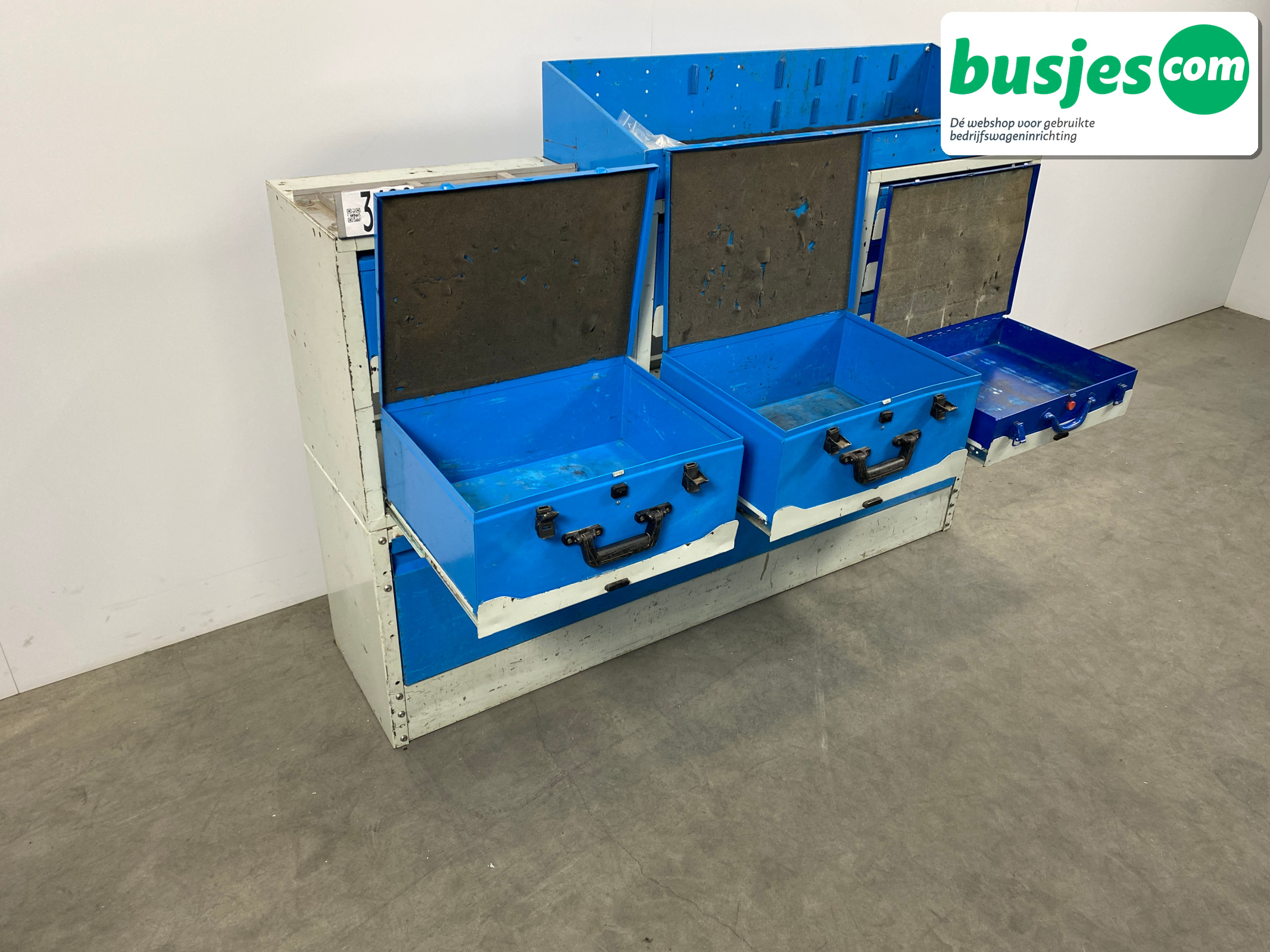 Sortimo alu bedrijfswagen inrichting 1525x360x1140mm (3128) - Afbeelding 6