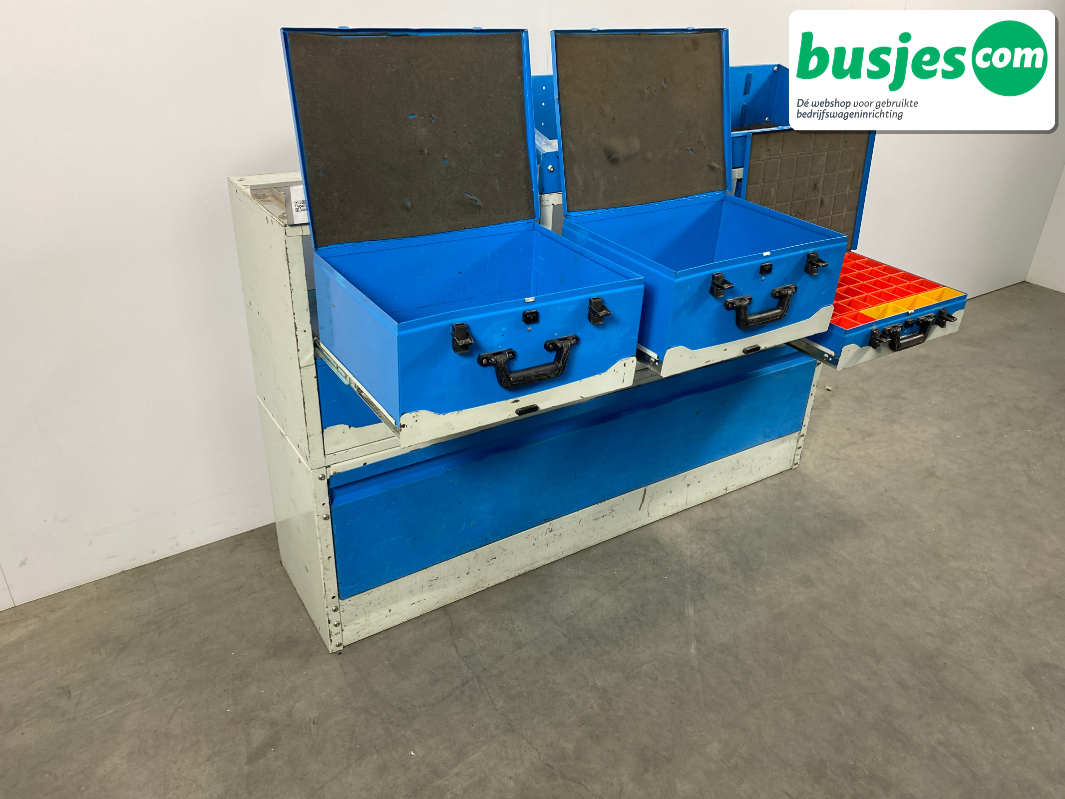Sortimo alu bedrijfswagen inrichting 1525x360x1140mm (3128) - Afbeelding 7