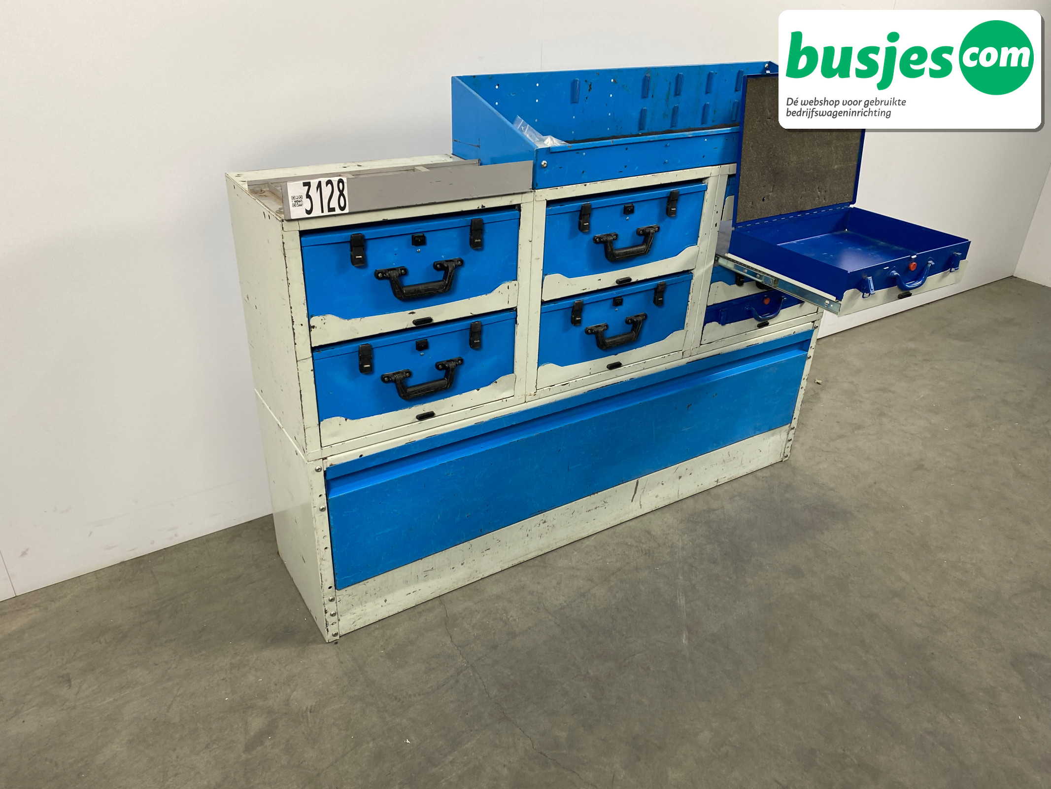 Sortimo alu bedrijfswagen inrichting 1525x360x1140mm (3128) - Afbeelding 8