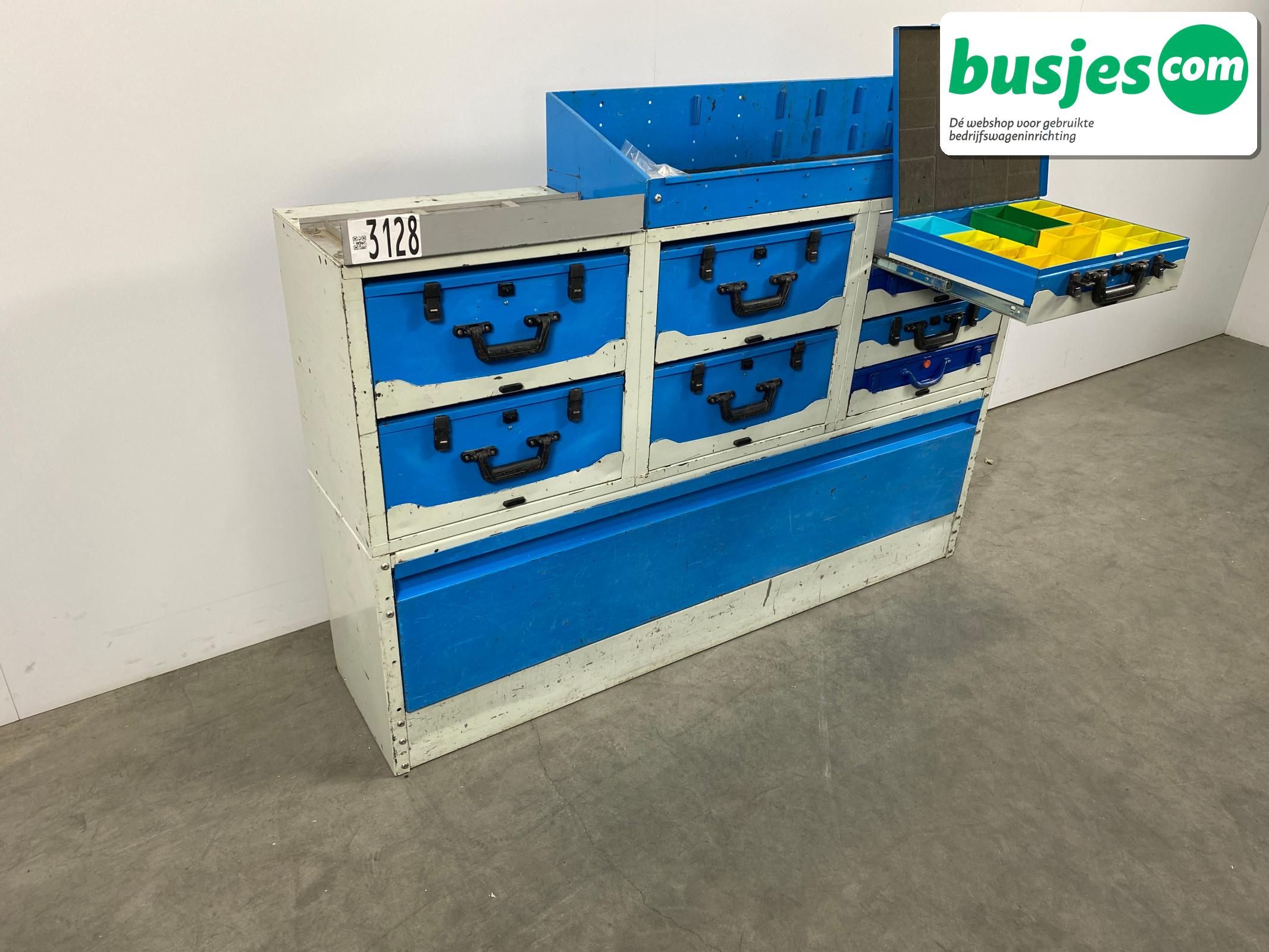 Sortimo alu bedrijfswagen inrichting 1525x360x1140mm (3128) - Afbeelding 9