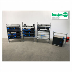 Sortimo SR5 bedrijfswageninrichting 3 kasten + WorkMo 3129