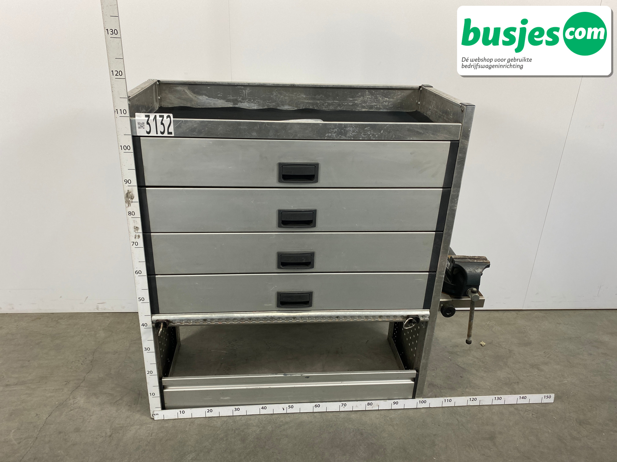 Aluca bedrijfswageninrichting 1010x420x1095mm (3132)