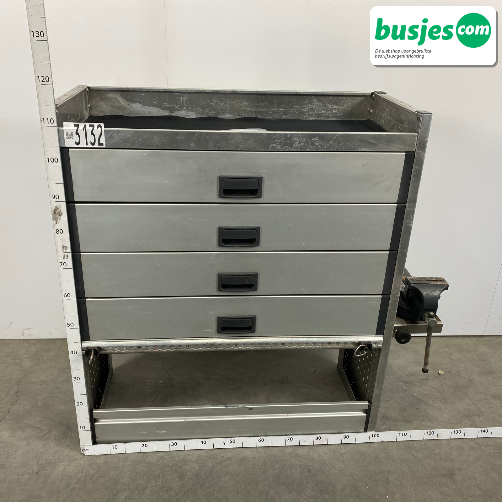 Aluca bedrijfswageninrichting 1010x420x1095mm (3132) - Afbeelding 2