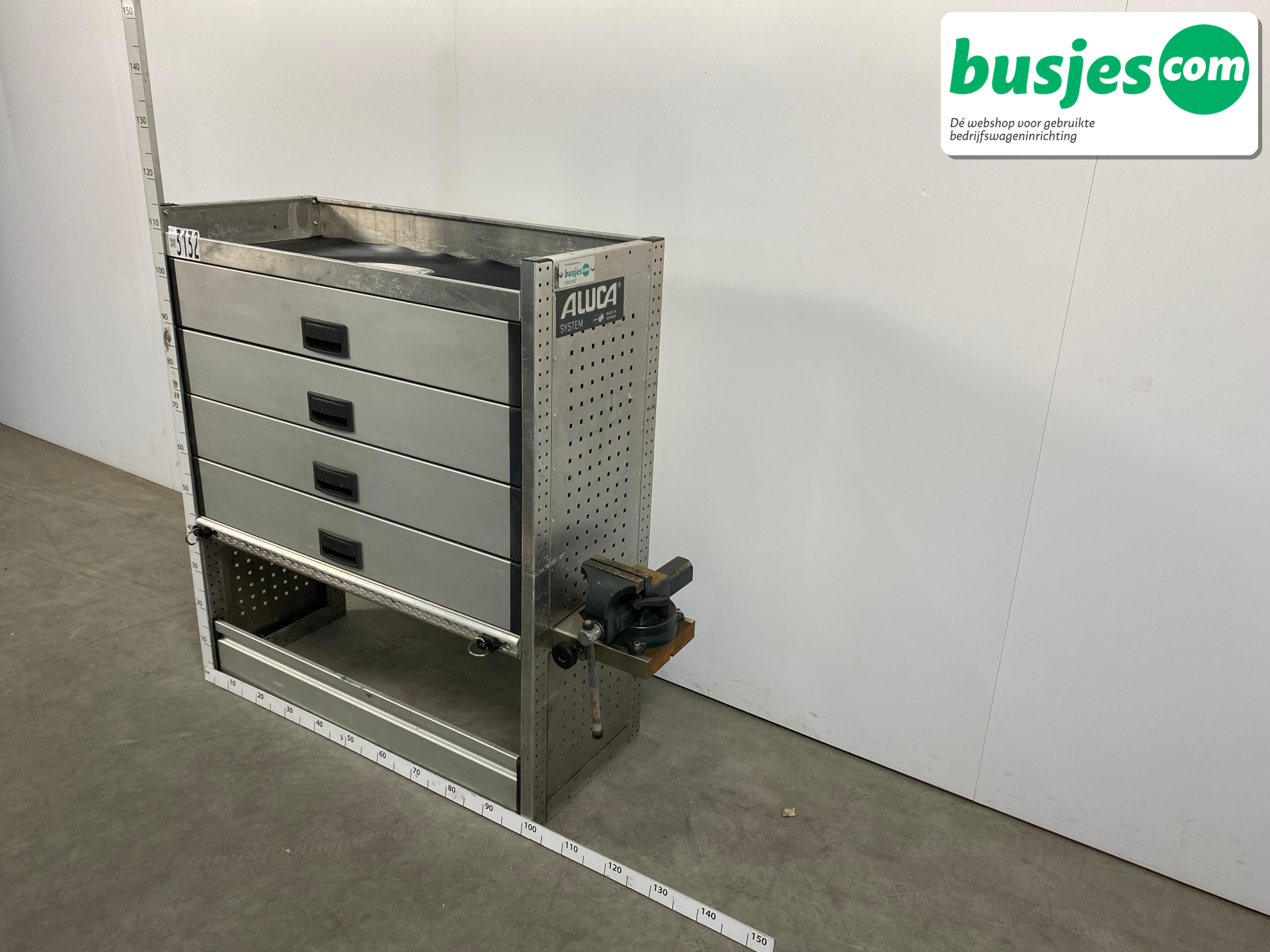 Aluca bedrijfswageninrichting 1010x420x1095mm (3132) - Afbeelding 3