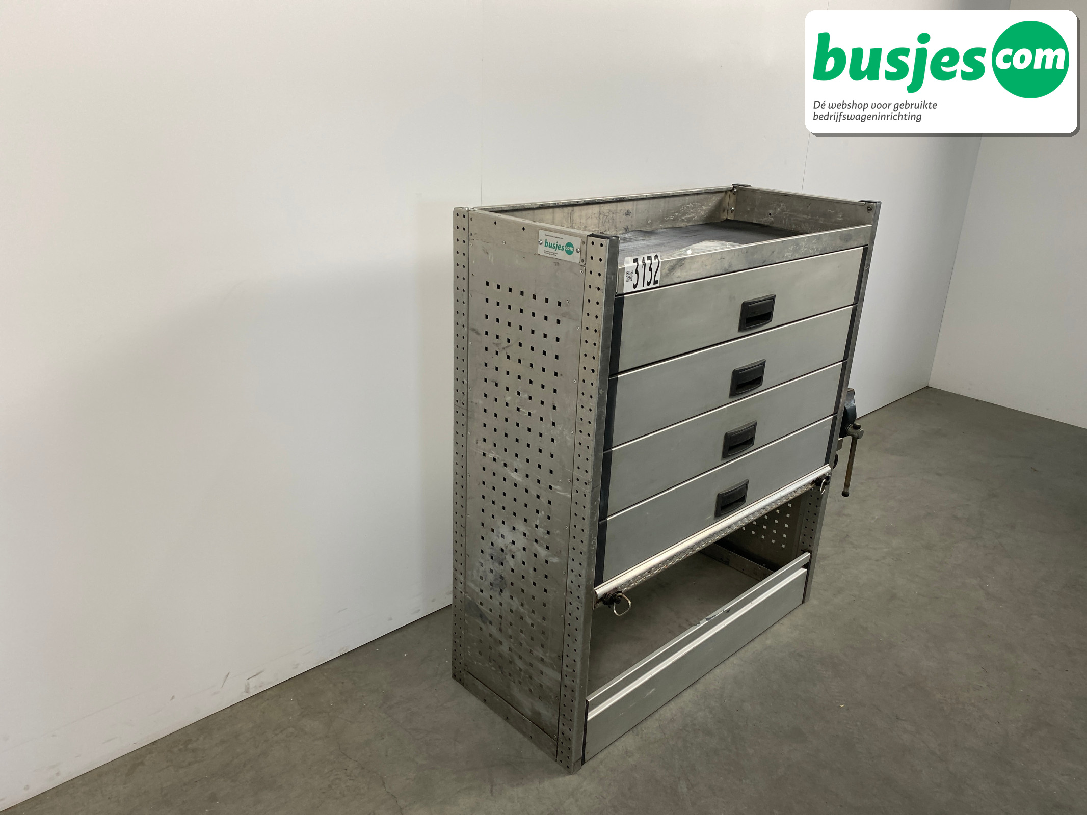Aluca bedrijfswageninrichting 1010x420x1095mm (3132) - Afbeelding 4